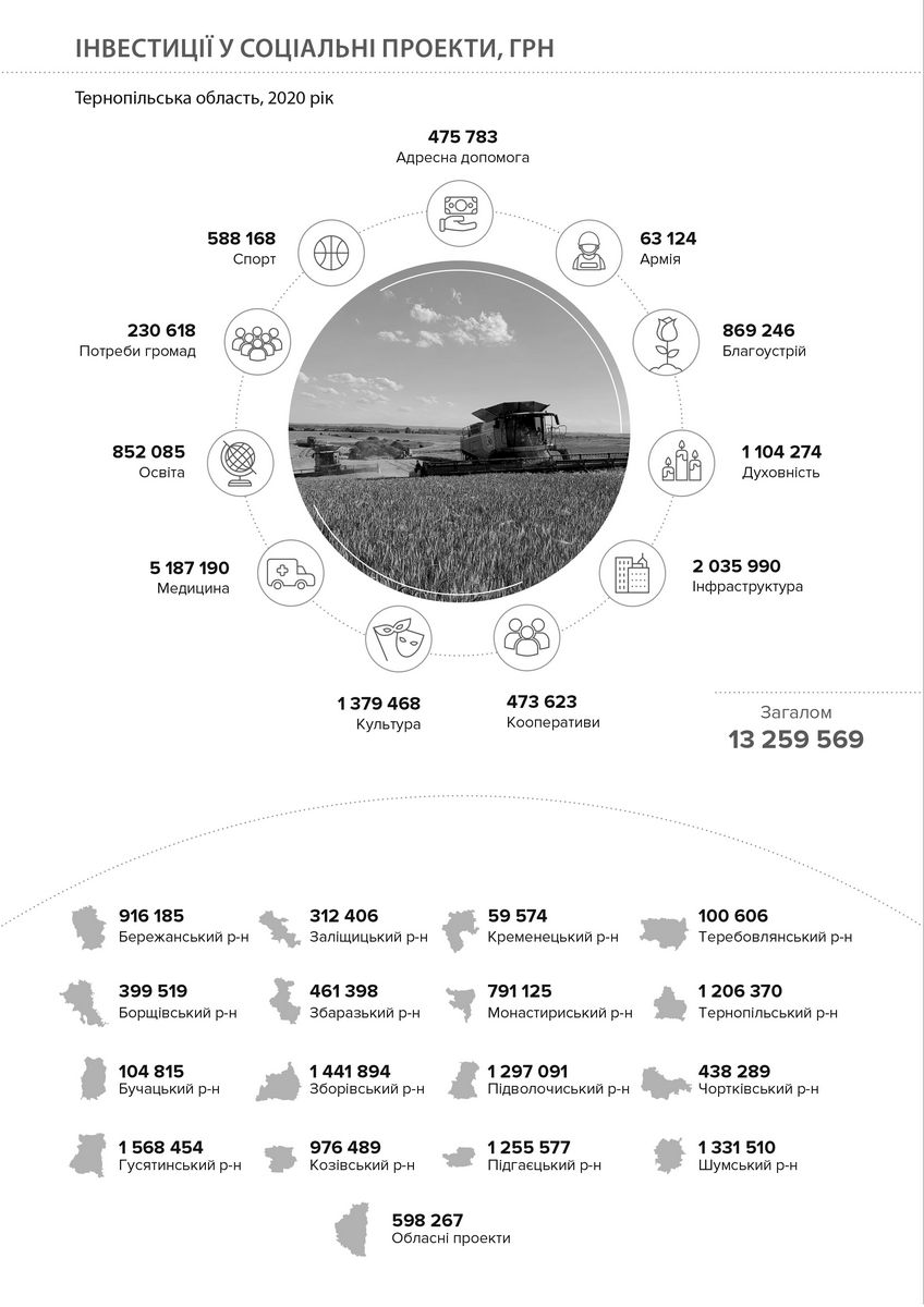2020 Тернопільська обл соцінвестиції